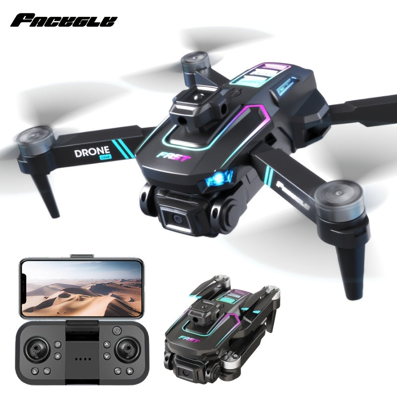 Lu60 Dual Camera Drone, Optical Flow Positioning, Intelligent Obstacle Avoidance, Anti-Shake Lens, More Comprehensive, Stable and Clear Shooting, Suitable for Beginners, Ideal Gift for Boys, Christmas, Halloween, Father's Day