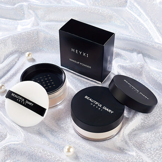 HEYXI Air Makeup Setting Powder Loose Powder Oil Control Capacity Concealer Waterproof Sweat-proof Makeup Holding