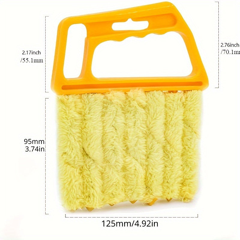 Deluxe PE Microfiber Washable Window Cleaning Brushes - Effective Dirt And Dust Remover, Blind Cleaner, And Duster with Superior Absorbency And Lint-Free Design for Streak-Free Shine