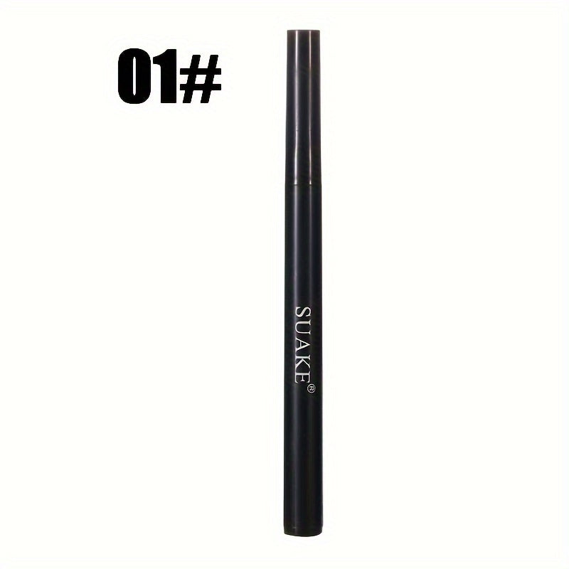 1pc Quick-dry Eyeliner Pencil Makeup Long Lasting Smooth Matte Eye Liner Waterproof Anti Smudge Liquid Eyeliner Pen Eyes Cosmetics